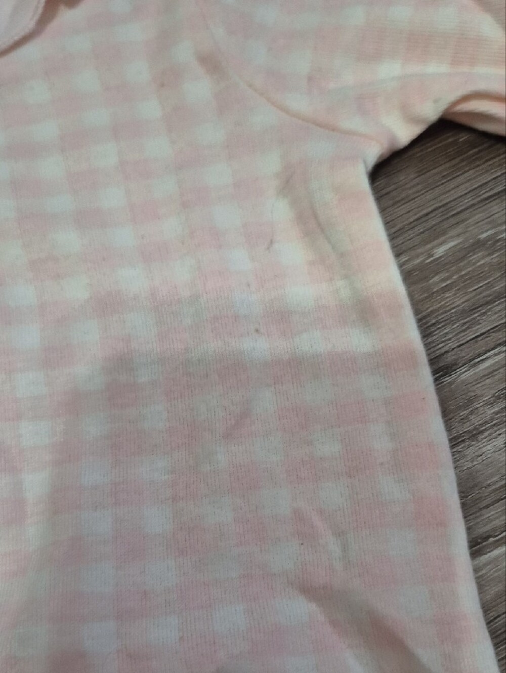 Modern Moments Pink Gingham Ruffle One-Piece Bodysuit - Picture 3 of 4